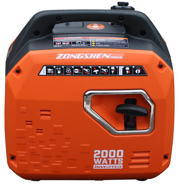 Бензиновый инверторный генератор Zongshen BQH 2000 бесшумный фото
