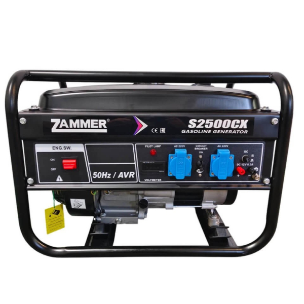 Бензиновый генератор Zammer S2500CX для дачи фото