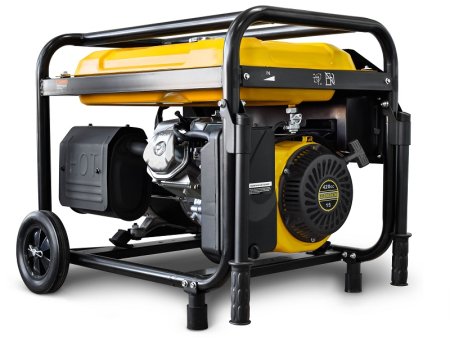 Бензиновый генератор RATO R6000E-L2W электростартер + колесный комплект фото