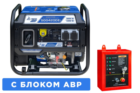 Бензиновый генератор ТСС SGG 4200Ei с блоком АВР фото